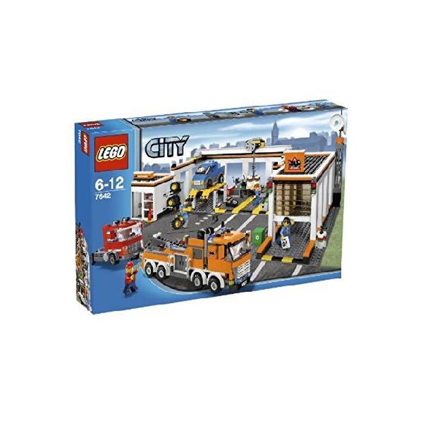 ちゃこ　４本セット LEGO（レゴ） シティ (LEGO)の町 自動車修理工場 7642 : テクノ