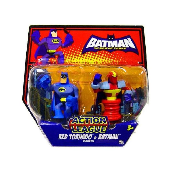 Batman Brave and the Bold Action League Mini Figure 2-Pack Red Tornado and Batman