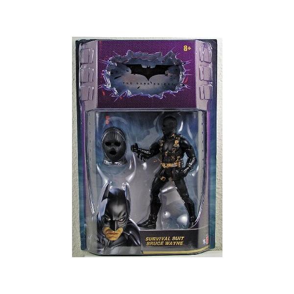 Batman Dark Knight Movie Master Exclusive Deluxe Action Figure Survival Suit Bruce Wayne