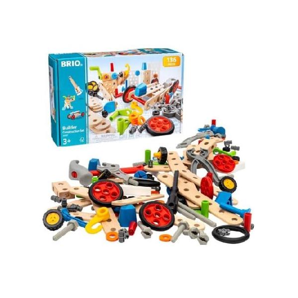 BRIO (ブリオ) ビルダー コンストラクションセット [全136ピース] 対象
