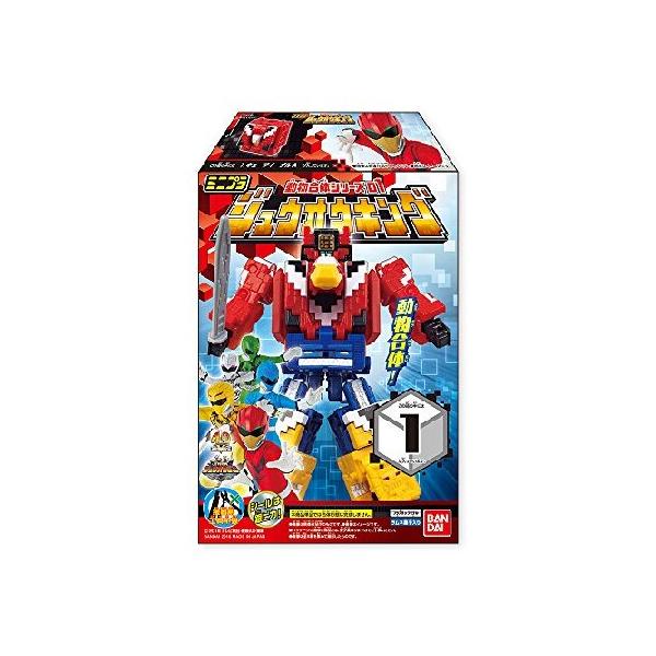 ミニプラ 動物戦隊ジュウオウジャー 01 02 BOX BANDAI（バンダイ） ミニプラ 動物合体シリーズ01 ジュウオウキング 12