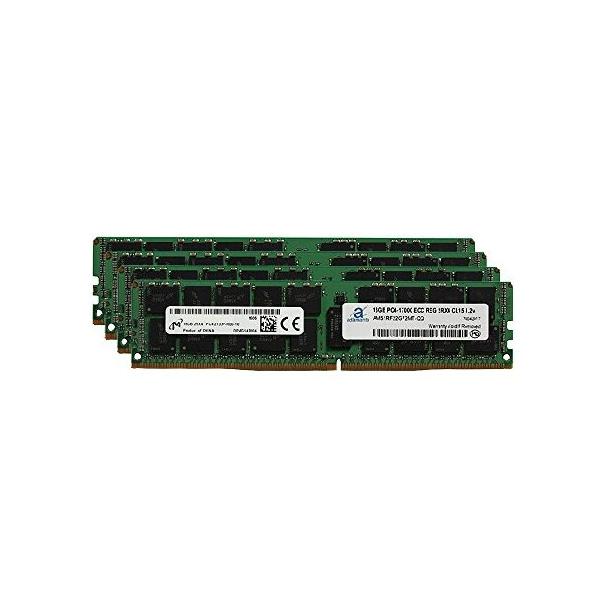 Micron元64 GB ( 4 x 16gb )サーバーメモリアップグレードfor HP