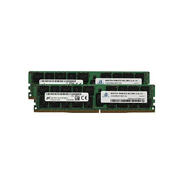 Micron元32 GB ( 2 x 16gbSupermicro用サーバーメモリアップグレード