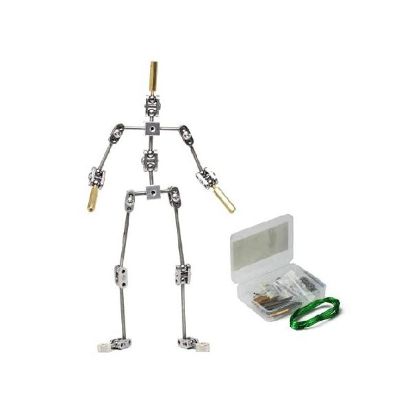 Diy Studio Stop Motion Armature Kits | Metal Puppet Figure for Character Design Creation | Not-Ready Studio Armature Kits Very Easy to Assemble for St