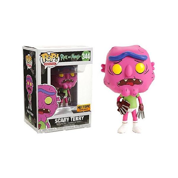Scaryテリー( Hot Topic Exclusive ) : Funko POP 。アニメーションX Rick ＆ Morty Vinyl Figure + 1 American CartoonテーマTradingカードバンドル[ # 344 ]