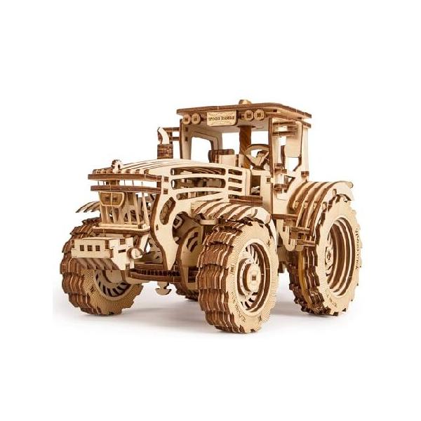 Woodtrick ウッドトリック トラクター 木製3Dパズル : テクノ