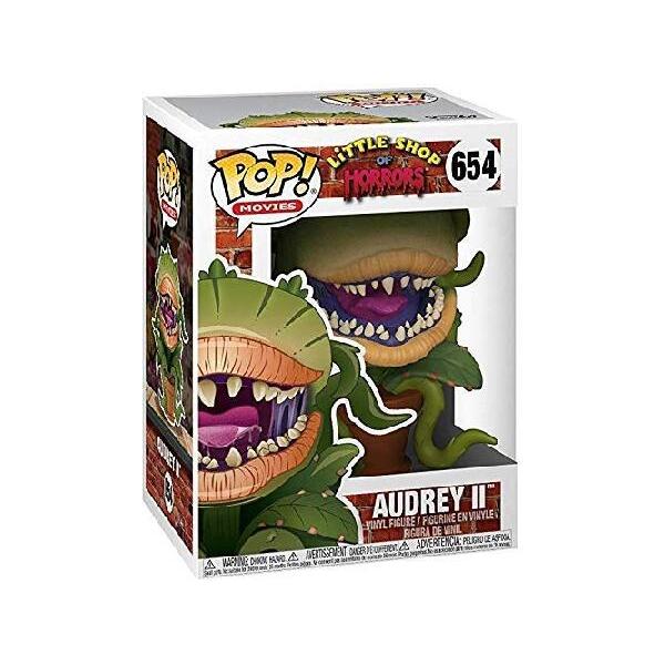 Funko POP! 映画: リトルショップ オブ ホラーズ - オードリー II ビニールフィギュア (ポップボックスプロテクターケース付き)
