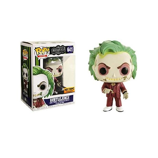 Beetlejuice (Hot Topic Exc): Fun ko Pop! 映画 ビニールフィギュア ＆ 1 互換グラフィックプロテクターバンドル (641 - 30359 - B)
