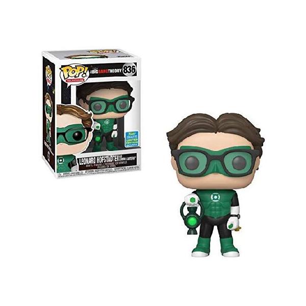 Funko - . Leonard Hofstadter as Green Latern - The Big Bang Theory Pop Sdcc 2019 Exclusive #836