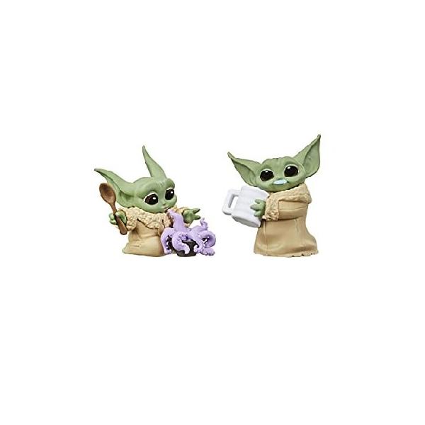 STAR WARS The Bounty Collection Series 3 The Child Figures 2.25-Inch-Scale Tentacle Soup Surprise, Blue Milk Mustache Posed Toys, 4 and Up