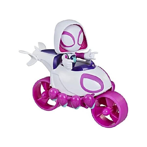 Spidey and His Amazing Friends - Ghost Spider Figure ＆ Copter Cycle