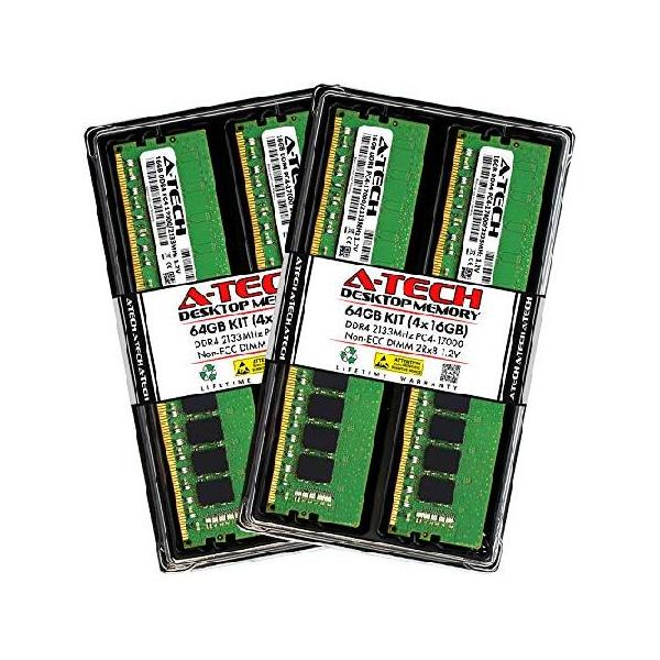 A-TECH（エーテック） A-Tech 64GB (4x16GB) RAM Crucial