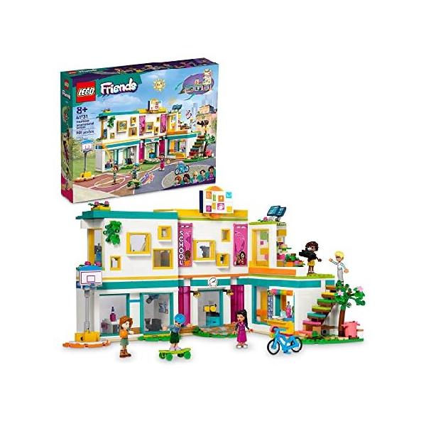 LEGO Friends Heartlake International School 41731, Building Toy with 5 Mini-Dolls and Accessories, Pretend Play School Classroom Building Kit, Gift fo