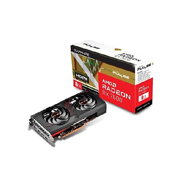 SAPPHIRE 11324-01-20G Pulse AMD Radeon RX 7600 ゲーミング