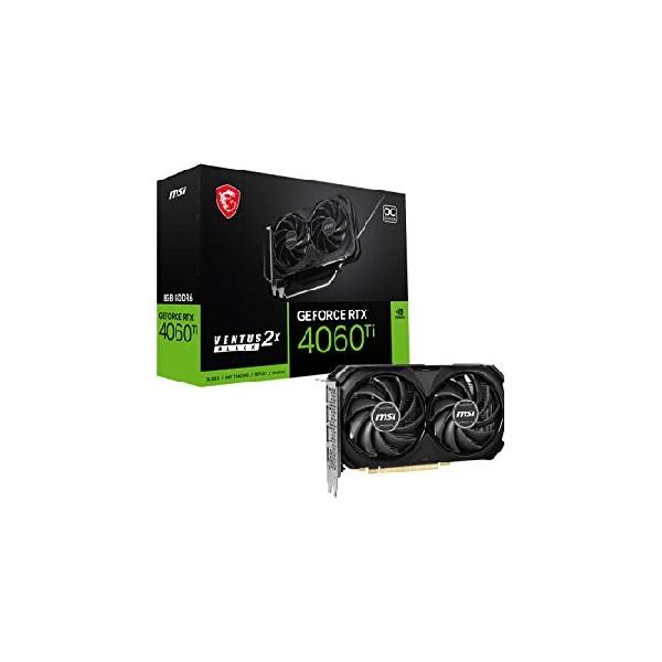 MSI MSI GeForce RTX 4060 Ti VENTUS 2X BLACK 8G OC グラフィックス