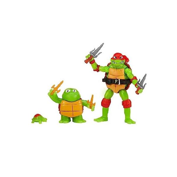 ティーンエイジ・ミュータント・ニンジャ・タートルズ:ミュータント・メイヘム メイキング・オブ・ア・ニンジャ・ラファエル アクションフィギュア 3個パック