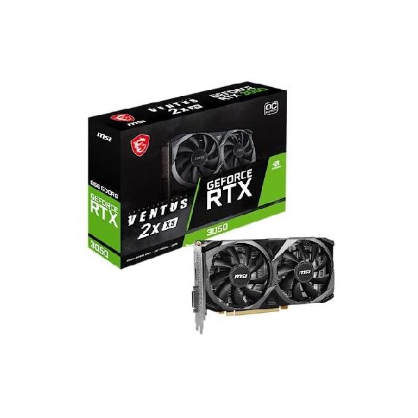 MSI GeForce RTX 3050 VENTUS 2X XS 8G OC 2スロット/205mm