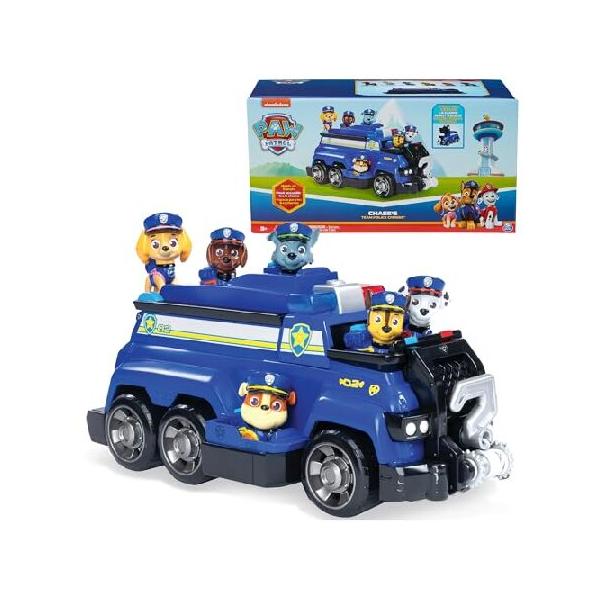 Paw Patrol パウパトロール チェイス トータル チーム レスキュー ポリス クルーザー ビークル おもちゃ フィギュア Chase Marshall Skye Rubble Rocky Zuma [並