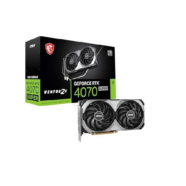 MSI (エムシー) GeForce RTX 4070 SUPER 12G VENTUS 2X OC