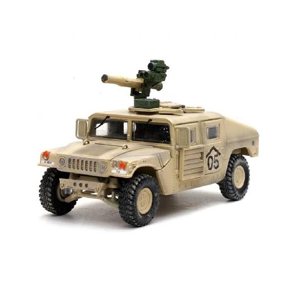 FloZ for Panzerkampf M1046 for Humvee Tow Missile Carrier 3rd Mechanized Infantry Division 2nd Brigade 9th Regiment Desert Color 1:64 Tank Pre-Built M
