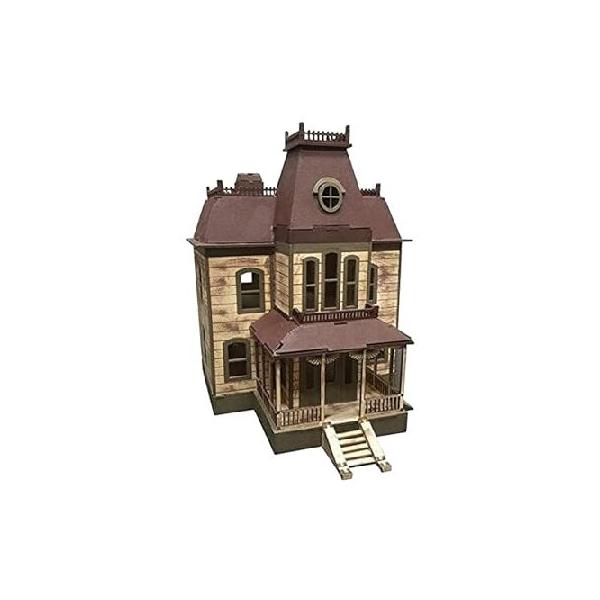Bird's Wood Shack 3D Wooden Puzzle DIY Miniature Bates House Kit - DIY Tiny House Kit from Psycho Movie - Easy-to-Assemble 1/8” Baltic Birch Wood - M