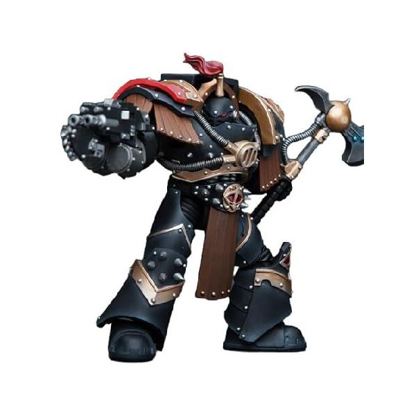 JOYTOY 1/18 アクションフィギュア ウォーハンマー ホルスの息子 Justaerin ターミネータースクワッド ジャスタリン カーソランパワーアックス付き 予約注文 高