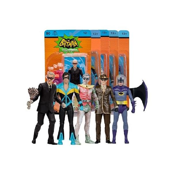 McFarlane Toys - DCレトロバットマン66、6パック、6インチスケール