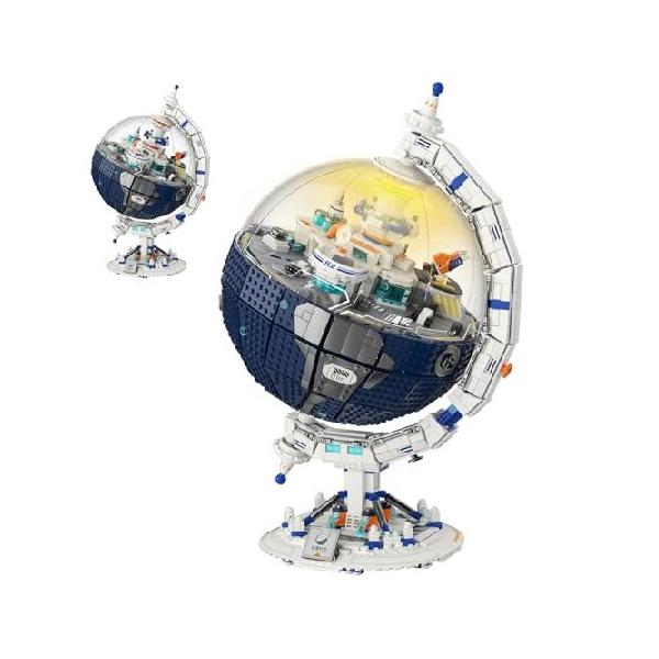 NUTCRACKER 地球儀 宇宙ステーションビルディングブロックセット