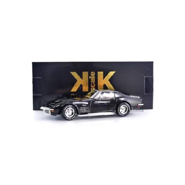 KKスケール KKDC181224 - シボレー.コルベット C3 ブラック 1972