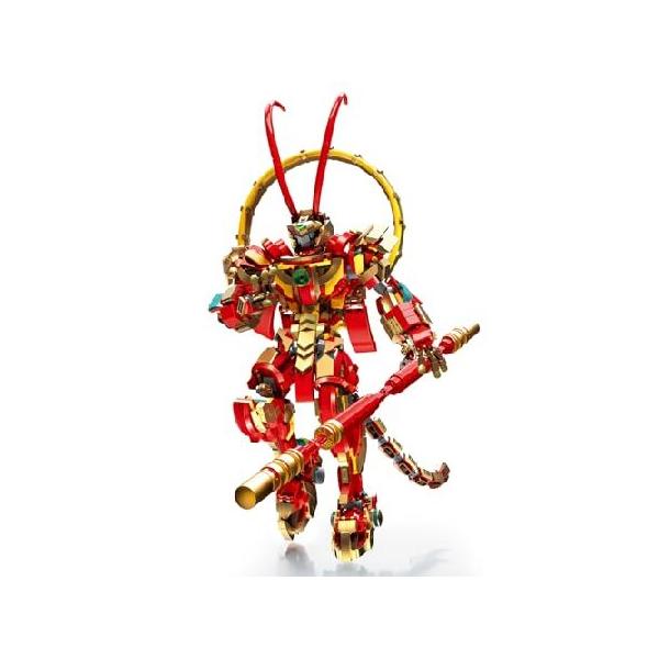 NUTCRACKER モンキーキッドメカビルディングセット 大人用 - クールなアクションフィギュア ウーコン メカおもちゃ組み立てセット モンキーキッドコレクションま