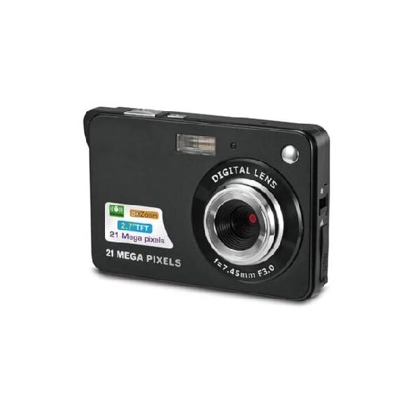 AMEIYUN 2.7 Inch LCD Screen Camera 21 Mega Pixels Rechargeable Digital Camera HD Digital Video Camera for Students, Children, The Adults (Black)