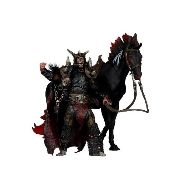 McFarlane Toys - ブラッドダックスと馬(スポーン:暗黒時代) 7インチ