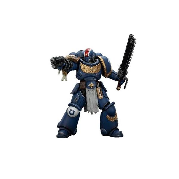 JOYTOY ウォーハンマー 40k スペースマリン2、1/18 ウルトラマリン中尉