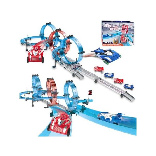 ★稀少 4台＋プルバックカー1台 HOスロットカー スロットカーレーストラックセット スーパープルバックレーシングカー4