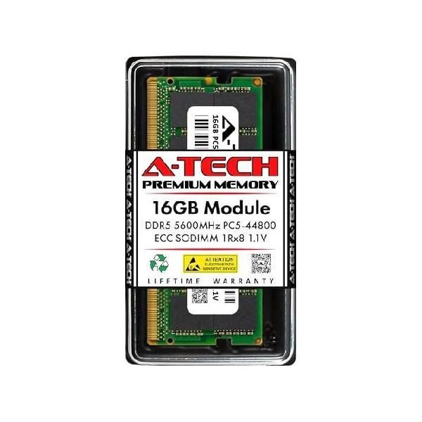 A-TECH（エーテック） A-Tech 16GB DDR5 5600MHz PC5-44800 ECC SODIMM