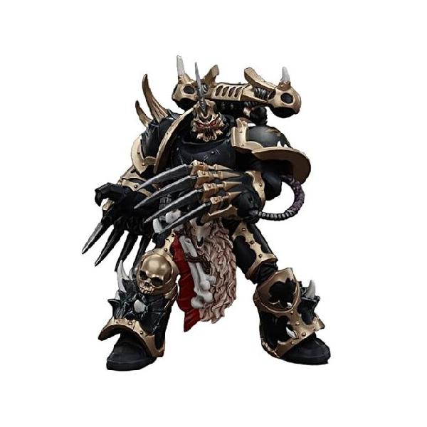 JOYTOY ウォーハンマー 40k 1/18 アクションフィギュア カオス 宇宙海兵隊 ブラックレギオン 稲妻の爪で選ばれました コレクター向けギフト、15歳以上の子供と大
