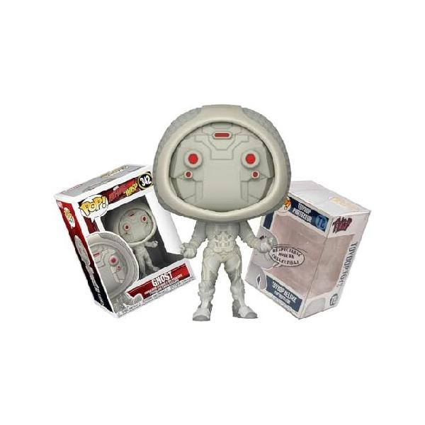 Funko Ant-Man and The Wasp - Ghost (with Phase Suit and Hood) + Pop Protector: Pop! Marvel Movies Vinyl Figure (Gift Set Bundled with ToyBop Brand Box