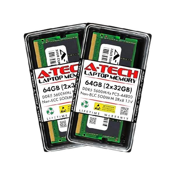 A-TECH（エーテック） A-Tech 64GBキット (2x32GB) RAM HP Z2 G1i Mini