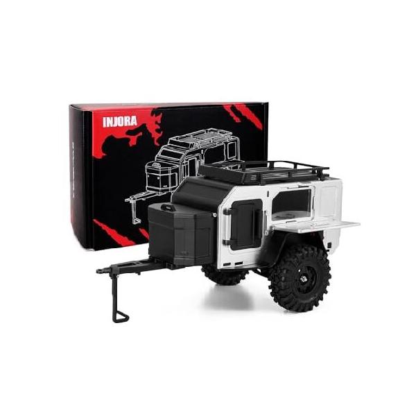 INJORA オフロードキャンプトレーラー 1/18 1/24 RCクローラー TRX4M