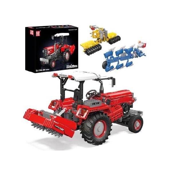 Mould King 17064 ファームトラクタービルディングブロックセット RC