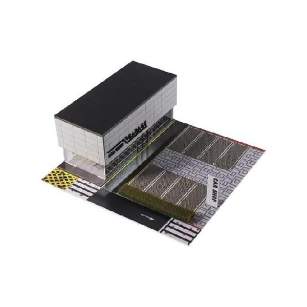 G-FANS 1/64 Scale Parking Garage Diorama with LED Lights, Display