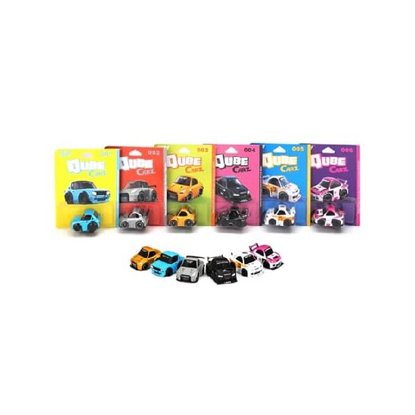 MINI GT QubeCarz Series #1 Set of 6 Pieces 1/64 Diecast Model Cars