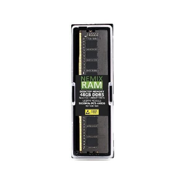 デスクトップ用メモリ 8GB 6枚セット 計48GB 48GB 1X48GB DDR5 5600MHZ PC5-44800 2Rx8 1.1V CL46 288ピン ノンECC