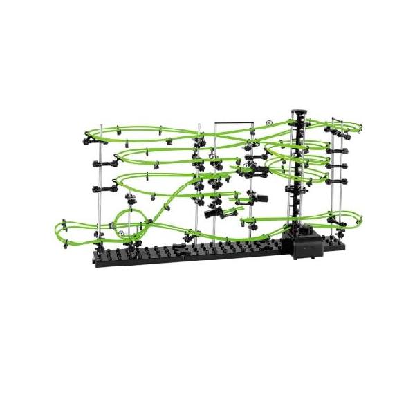 343 PCS Marble Run Building Set for Adults, Glow in The Dark Marble Roller