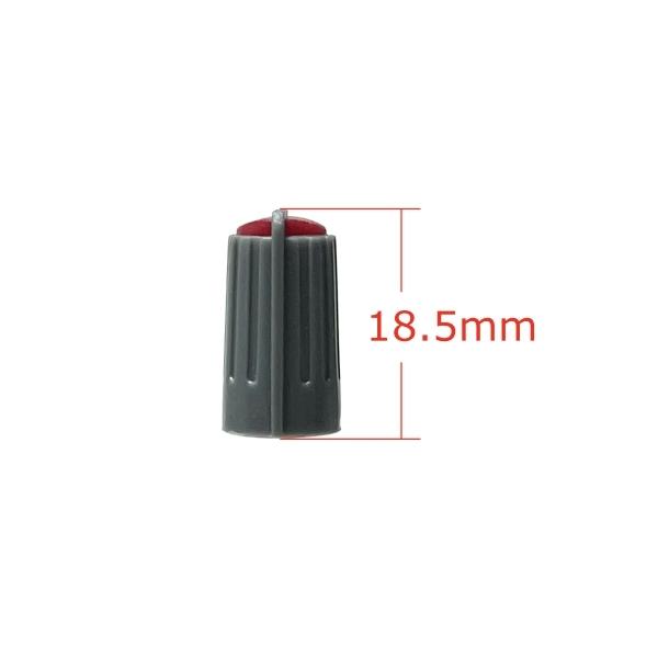 ミキサー ボリューム用 ツマミ D型6mm軸用 目盛角度270度 直径10mm