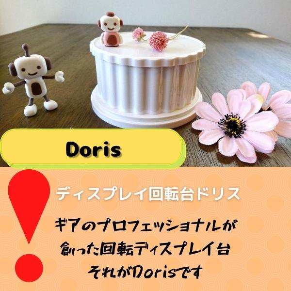 ディスプレイ回転台Doris イベント 販促 展示 店舗 電動回転台 ターン 