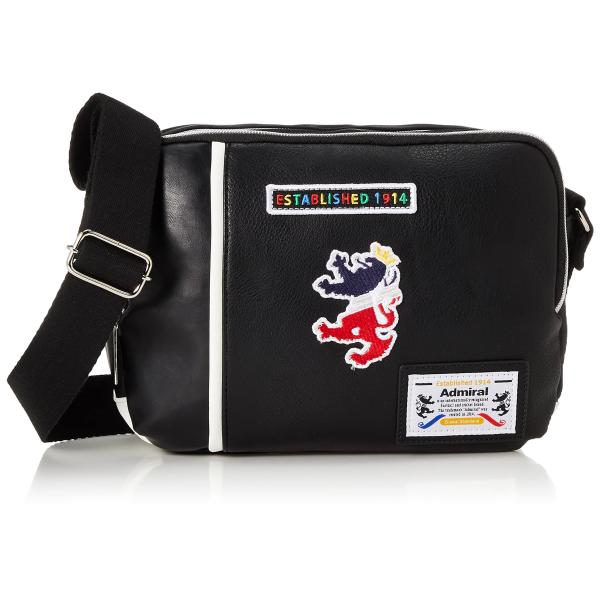 [アドミラル] ショルダーバッグ 合皮 斜めがけ コンパクト 小さめ 軽量 ブランド イギリス スポーツ ゴルフ バッグ ADBA-02 ミニショルダーバッグ メンズ ブラック アドミラル ショルダーバッグ 合皮 斜めがけ コンパクト 小さめ 軽量