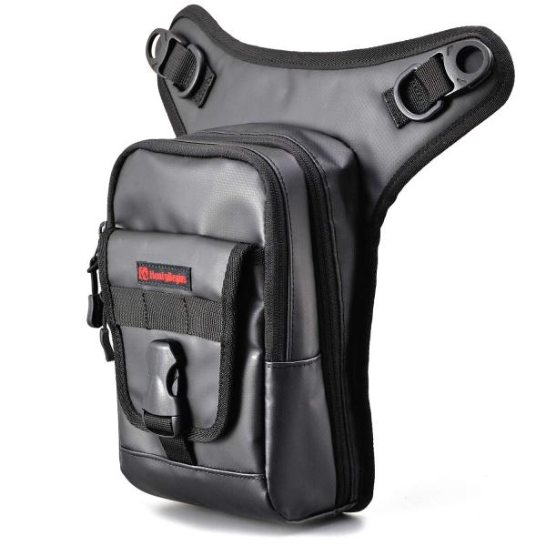 ヘンリービギンズ Henly Begins  デイトナ バイク用 レッグバッグ 1.5L ターポリン ペットボトル収納可 3室構造 ホルスターバッグ