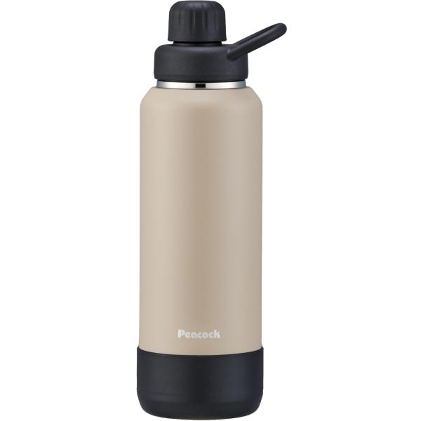 ピーコック魔法瓶工業 The-peacock  ピーコック 水筒 1L 保冷 直飲み 大容量 スポーツ飲料対応 炭酸対応 持ち手付き 底カバー マグ