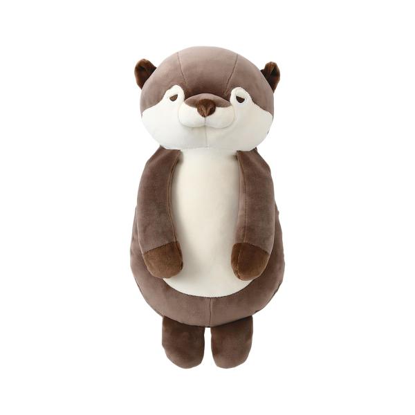 りぶはあと 背中ツボ押しクッション リラワーク カワウソのくるり  全長約31cm  87015-33